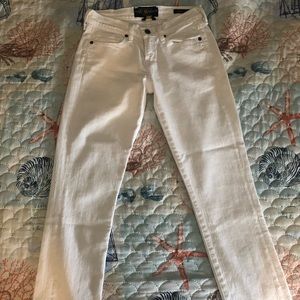 Lucky Brand White Ankle Pants/Capris